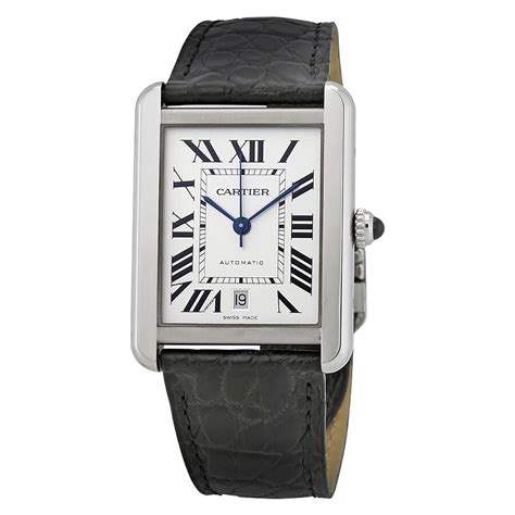 cartier mens tank|pre owned cartier tank watches.